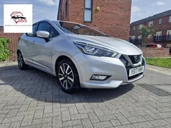 Silver Used 2017 Nissan Micra Acenta Hatchback | £6,995 (Fair price)