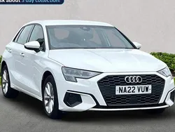 White Used 2022 Audi A3 Advanced Hatchback | £16,390 (Good price)