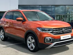 Energetic orange metallic Used 2022 VW T-Cross SEL SUV | £14,468 (Fair price)