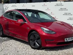 Red Used 2019 Tesla Model 3 Long Range Sedan | £14,495 (Fair price)