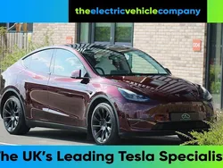 Red Used 2024 Tesla Model Y Long Range SUV | £34,995 (Expensive)