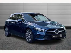 Denim blue Used 2022 Mercedes A180 Executive Hatchback | £21,890 (Fair price)