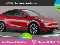Red Used 2022 Tesla Model Y Performance SUV | £31,497 (A bit pricey)