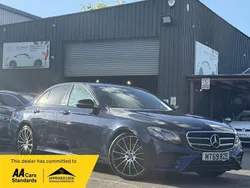 Blue Used 2019 Mercedes E220 AMG line Sedan | £21,990 (Fair price)