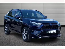 Obsidian blue Used 2023 Toyota RAV4 Hybrid Design SUV | £32,790 (Fair price)