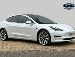 White Used 2019 Tesla Model 3 Performance Sedan | £16,495 (Fair price)