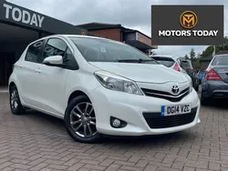 White Used 2014 Toyota Yaris Hatchback | £4,990 (Fair price)