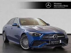 Blue Used 2023 Mercedes C200 AMG Line Premium Sedan | £32,298 (A bit pricey)