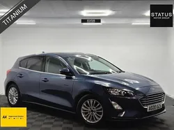 Blue Used 2020 Ford Focus Titanium Hatchback | £8,795 (Fair price)
