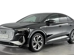 Black Used 2021 Audi Q4 Sportback e-tron S-Line SUV | £23,620