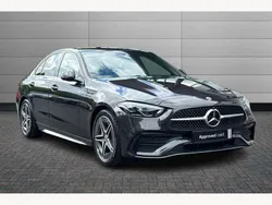 Grey Used 2024 Mercedes C200 AMG line Sedan | £37,495 (Expensive)