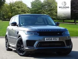 Grey Used 2018 Land Rover Range Rover Sport HSE Dynamic SUV | £25,795 (A bit pricey)