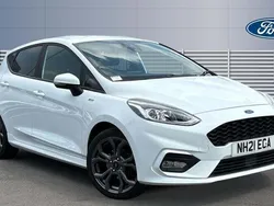 White Used 2021 Ford Fiesta ST-Line Hatchback | £11,726 (Fair price)
