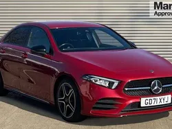 Red Used 2022 Mercedes A200 Executive Sedan | £20,850 (Fair price)