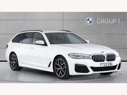 White Used 2022 BMW 520 M Sport Estate | £28,490 (Good price)