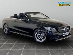 Black Used 2019 Mercedes C220 AMG Line Premium Cabriolet | £19,895 (Good price)