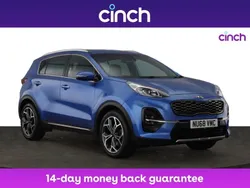 Blue Used 2018 Kia Sportage GT-Line SUV | £13,449 (Fair price)