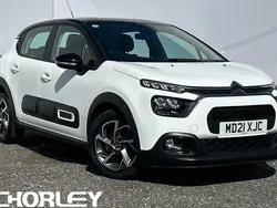 White Used 2021 Citroën C3 PureTech Hatchback | £11,288 (Fair price)