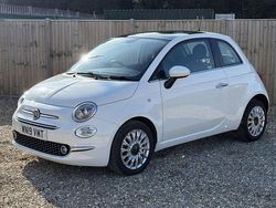 White Used 2019 Fiat 500 Lounge Hatchback | £6,700 (Fair price)