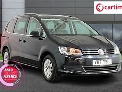 Black Used 2021 VW Sharan SE MPV | £21,622 (A bit pricey)