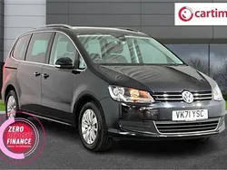Black Used 2021 VW Sharan SE MPV | £21,622 (Expensive)