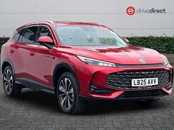 Metallic farringdon red Used 2024 MG HS Trophy SUV | £23,800