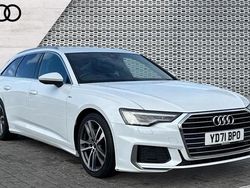 White Used 2021 Audi A6 S-Line Estate | £25,498 (Fair price)