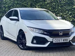 White Used 2017 Honda Civic SR Hatchback | £10,999 (Fair price)