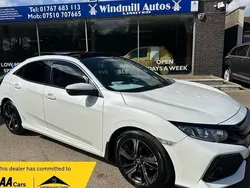 White Used 2019 Honda Civic EX Hatchback | £9,450 (Fair price)