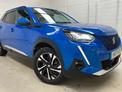 Blue Used 2021 Peugeot e-2008 Allure Premium SUV | £13,999 (Fair price)