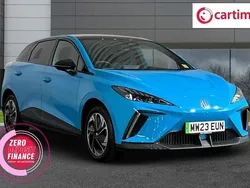 Blue Used 2023 MG MG4 EV Trophy Hatchback | £16,499 (Fair price)