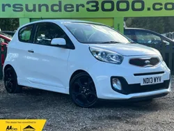 White Used 2013 Kia Picanto 2 Hatchback | £3,650 (Fair price)