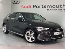 Black Used 2024 Audi A3 e-tron S-Line Hatchback | £25,490 (Fair price)