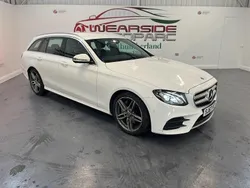 White Used 2017 Mercedes E220 AMG line Estate | £16,499 (Fair price)