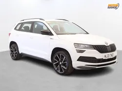 White Used 2021 Skoda Karoq SportLine SUV | £20,295 (Fair price)