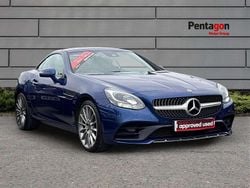 Blue Used 2017 Mercedes SLC180 AMG line Cabriolet | £14,750 (Fair price)