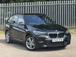 Black sapphire metallic paint Used 2021 BMW X1 M Sport SUV | £15,845 (Fair price)