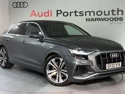 Grey Used 2022 Audi Q8 S-Line SUV | £41,690 (Fair price)