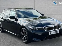Black sapphire Used 2025 BMW 320 M Sport Estate | £38,190 (Expensive)