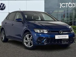 Blue Used 2023 VW Polo R-line Hatchback | £17,751 (Fair price)
