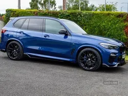 Blue Used 2021 BMW X5 M Sport SUV | £43,495 (Super price)