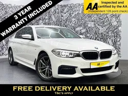White Used 2019 BMW 520 M Sport Sedan | £19,545 (Good price)