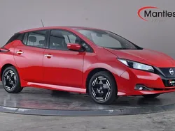 Red Used 2022 Nissan Leaf Acenta Hatchback | £10,295 (Fair price)