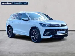 White New 2025 VW Tiguan R-line SUV | £39,418 (A bit pricey)