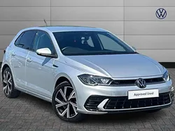 Silver Used 2024 VW Polo R-line Hatchback | £21,441 (Fair price)