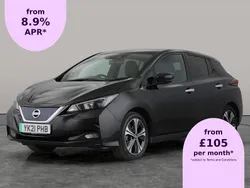 Black Used 2021 Nissan Leaf Hatchback | £8,982 (Fair price)