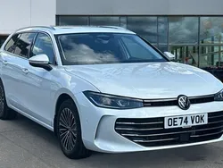 Oryx white premium motherofpearl Used 2024 VW Passat Elegance Estate | £35,014
