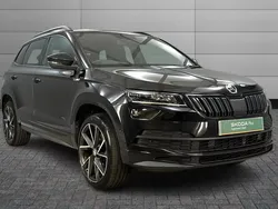 Black magic pearlescent Used 2019 Skoda Karoq SportLine SUV | £19,750 (A bit pricey)