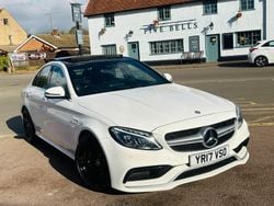 White Used 2017 Mercedes C63 AMG Premium Sedan | £31,995 (Fair price)