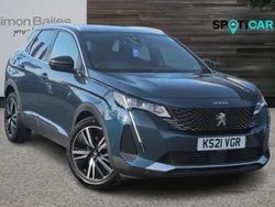Calebes blue Used 2021 Peugeot 3008 Premium SUV | £19,440 (Fair price)
